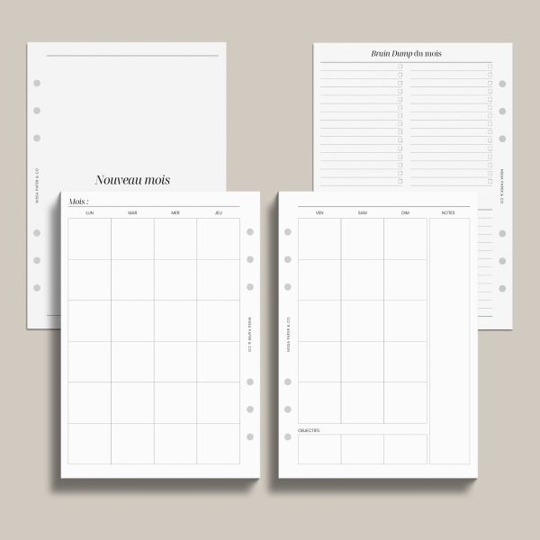 Insert Mensuel 2 pages - Non daté