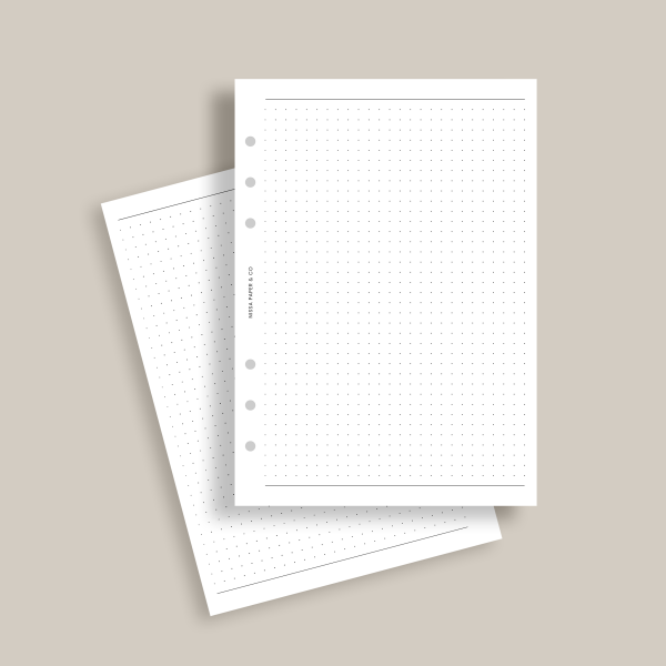 inserts pour agenda a anneaux a5 bullet journal