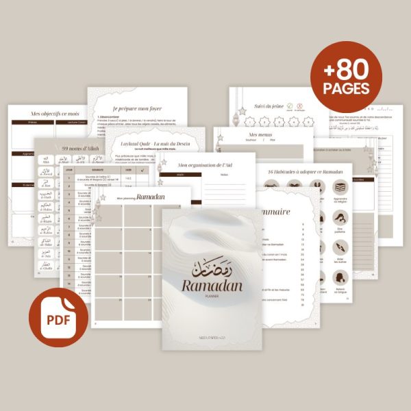 ramadan planner telechargeable imprimable