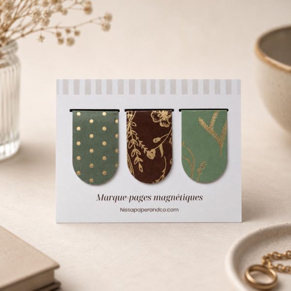 Mini marque-pages magnétiques