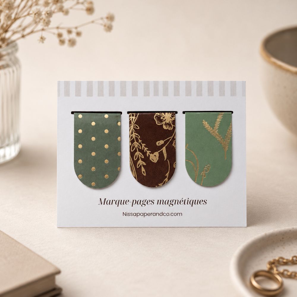Mini marque-pages magnétiques